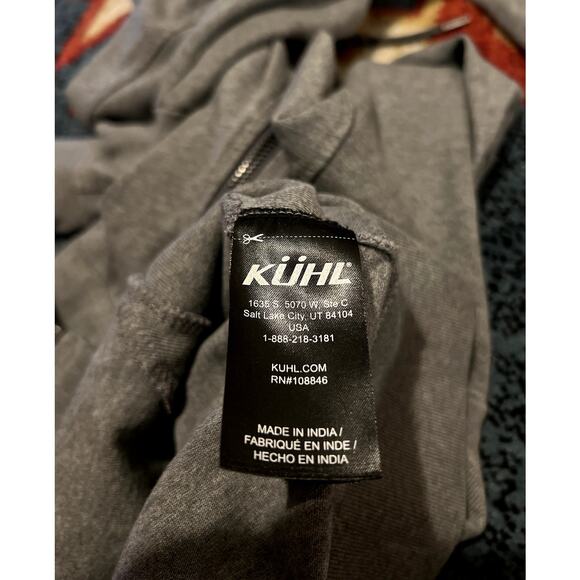 Kuhl Zip Up Brava Jacket w/Hood Gray Size XS Women's Organic Cotton - Picture 8 of 9